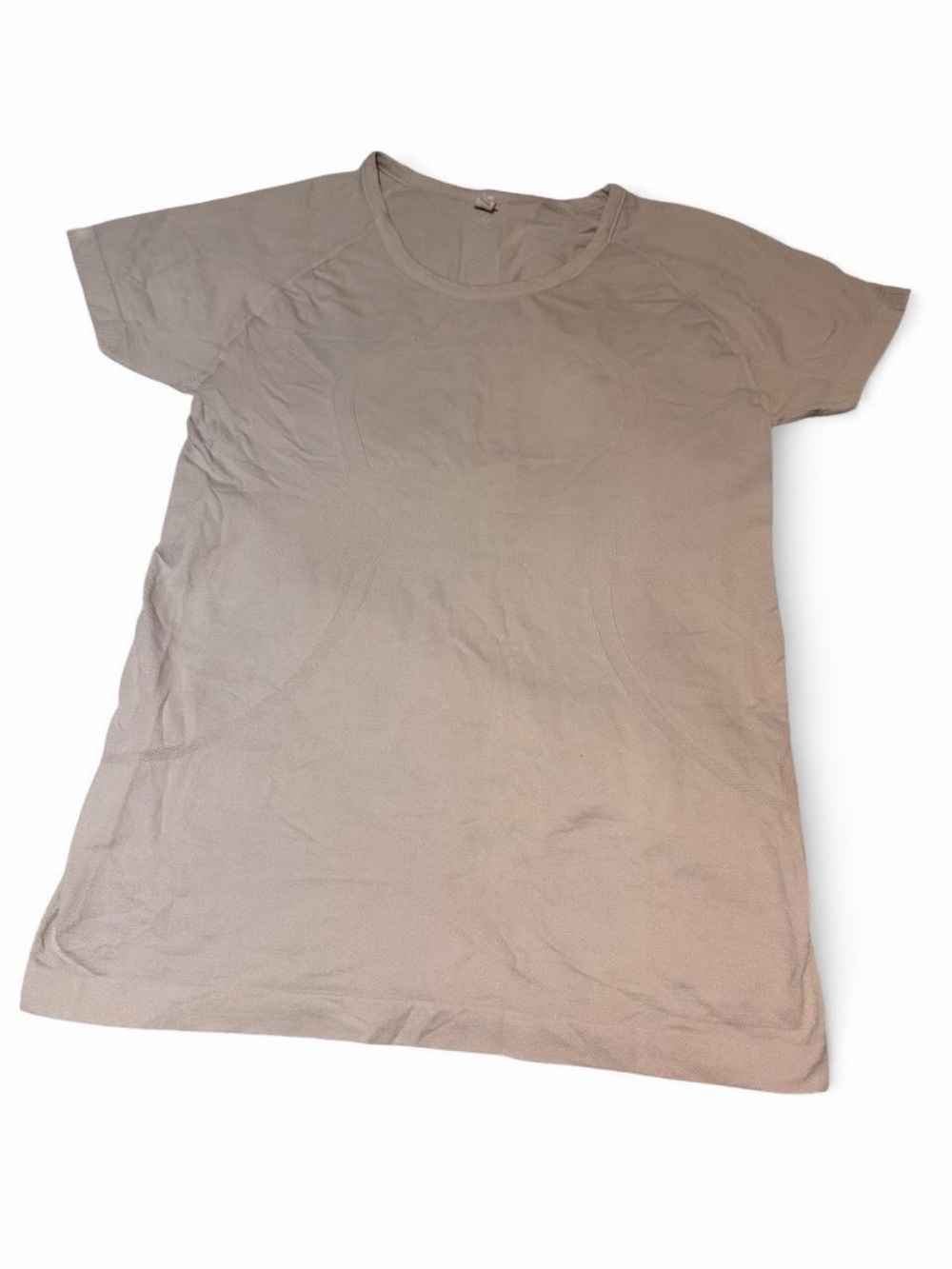 lululemon athletica Short Sleeve Crew Tee in Taupe Beige